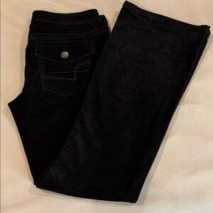 Warehouse One Corduroy Pants Black Women’s Size 8